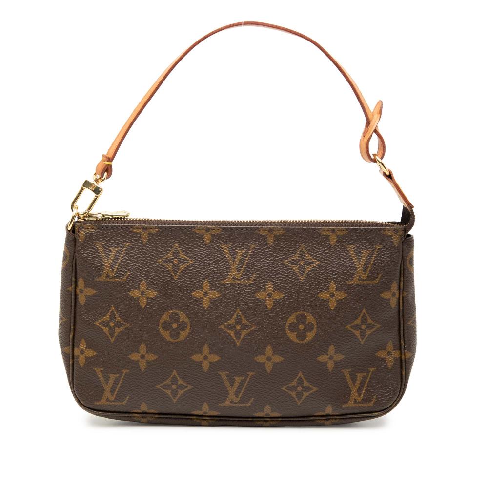 Louis Vuitton B Louis Vuitton Brown Monogram Canvas Fabric Monogram Pochette Accessoires France