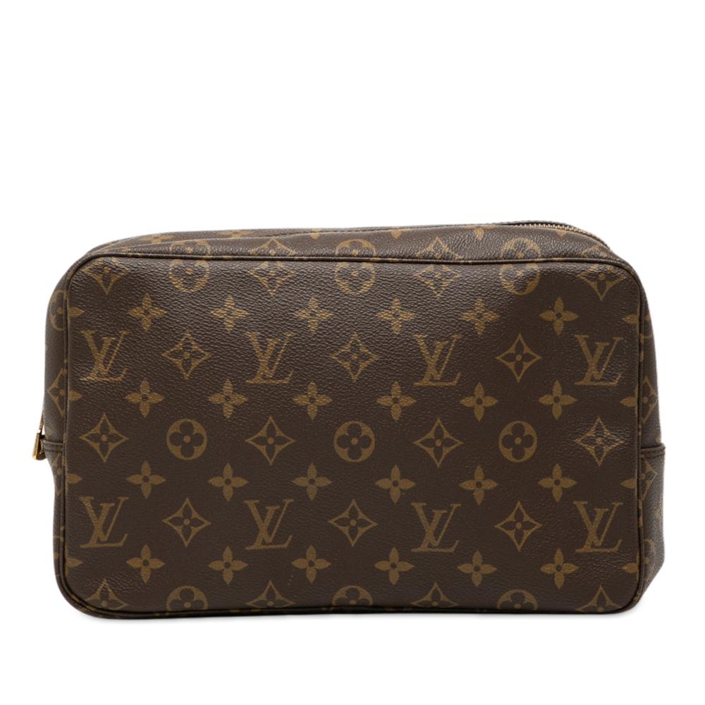 Louis Vuitton AB Louis Vuitton Brown Monogram Canvas Fabric Monogram Trousse Toilette 28 France