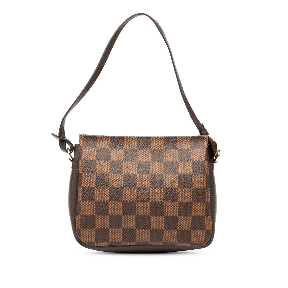 Louis Vuitton AB Louis Vuitton Brown Damier Canvas Fabric Damier Ebene Trousse Pochette France