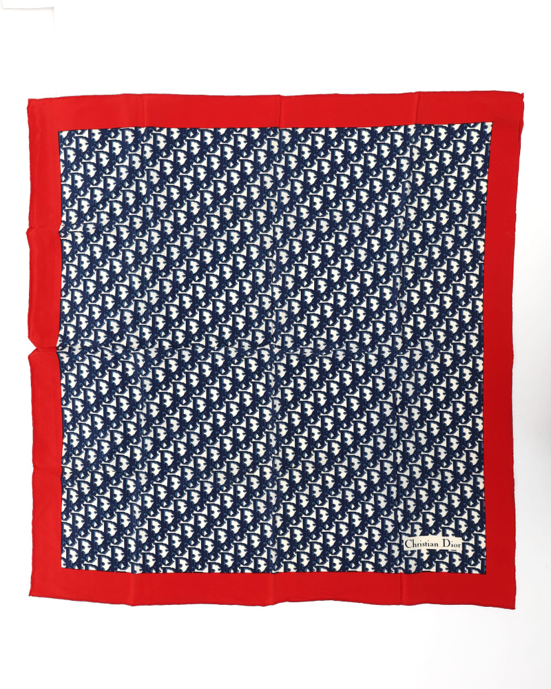 Christian Dior 80 Oblique Slik Scarf