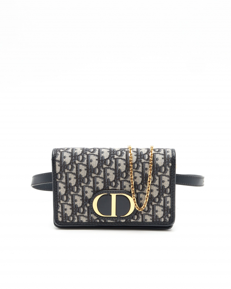 Christian Dior Oblique 30 Montaigne 2-in-1 Bag