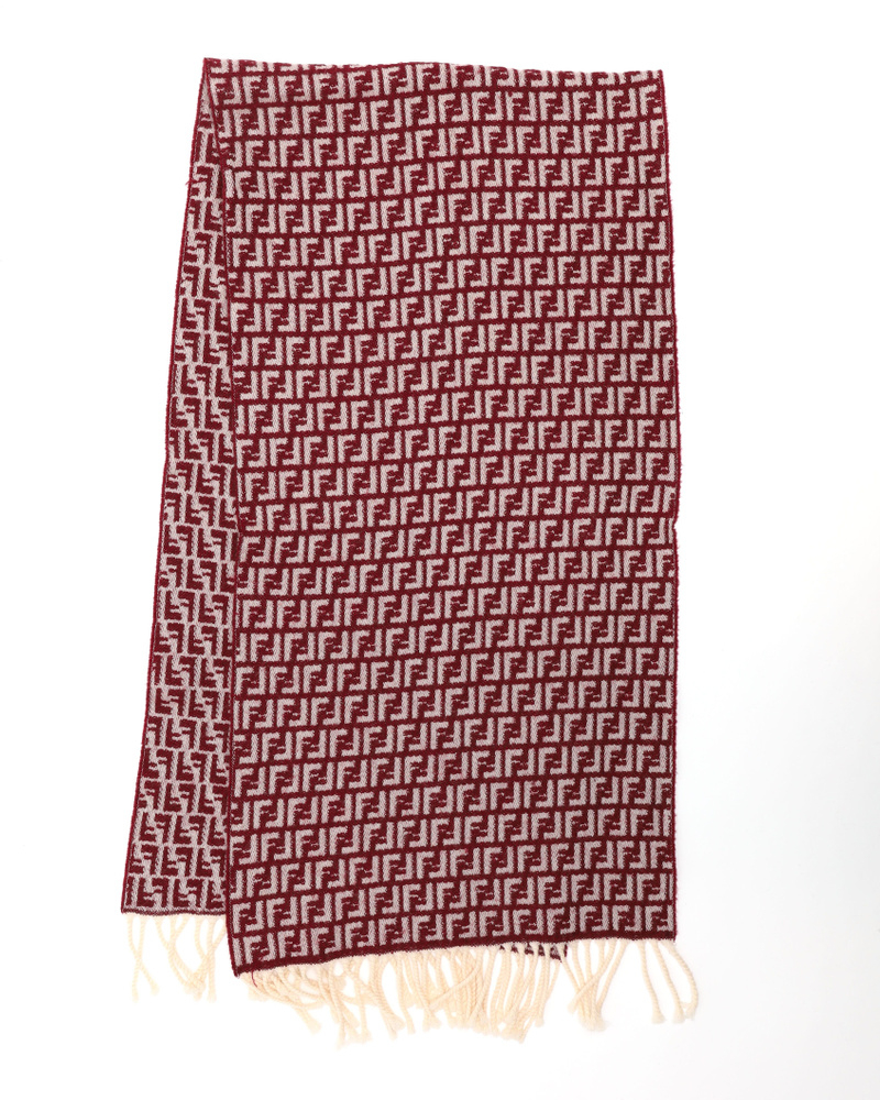 Fendi Zucca Wool Scarf