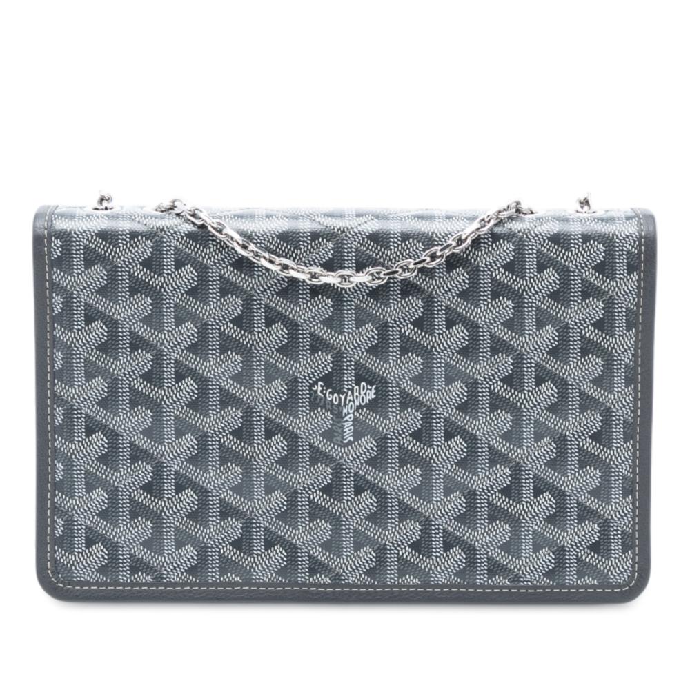 Goyard AB Goyard Gray Coated Canvas Fabric Goyardine Alexandre III France