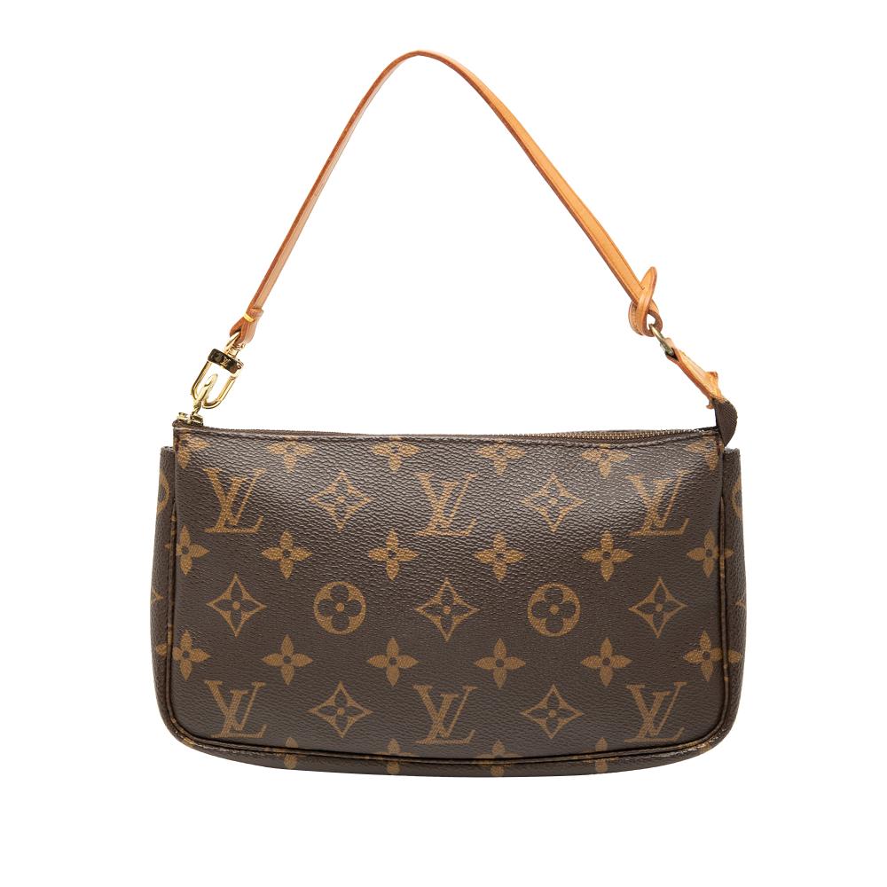 Louis Vuitton B Louis Vuitton Brown Monogram Canvas Fabric Monogram Pochette Accessoires France