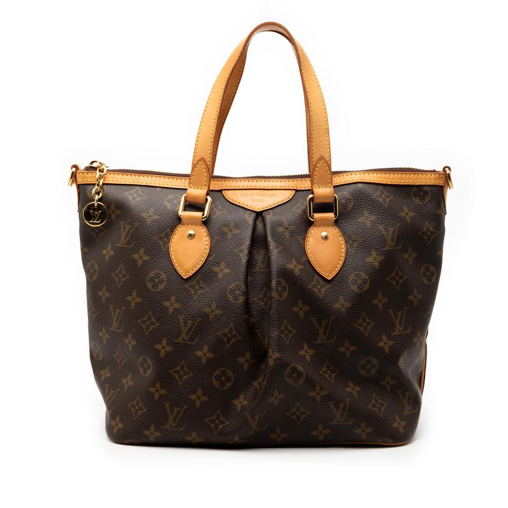 Louis Vuitton B Louis Vuitton Brown Monogram Canvas Fabric Monogram Palermo PM France
