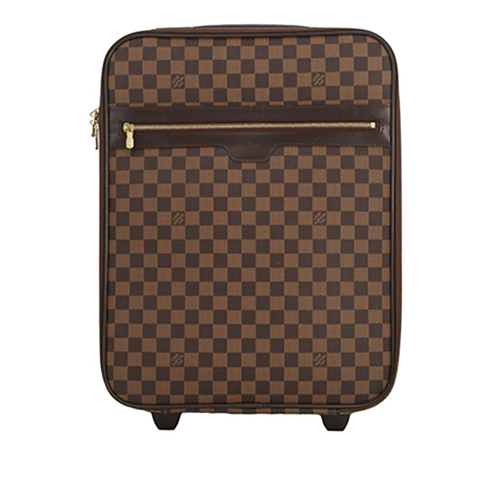 Louis Vuitton B Louis Vuitton Brown Damier Canvas Fabric Damier Ebene Pegase 45 France