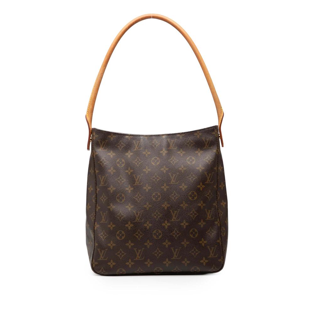 Louis Vuitton B Louis Vuitton Brown Monogram Canvas Fabric Monogram Looping GM France