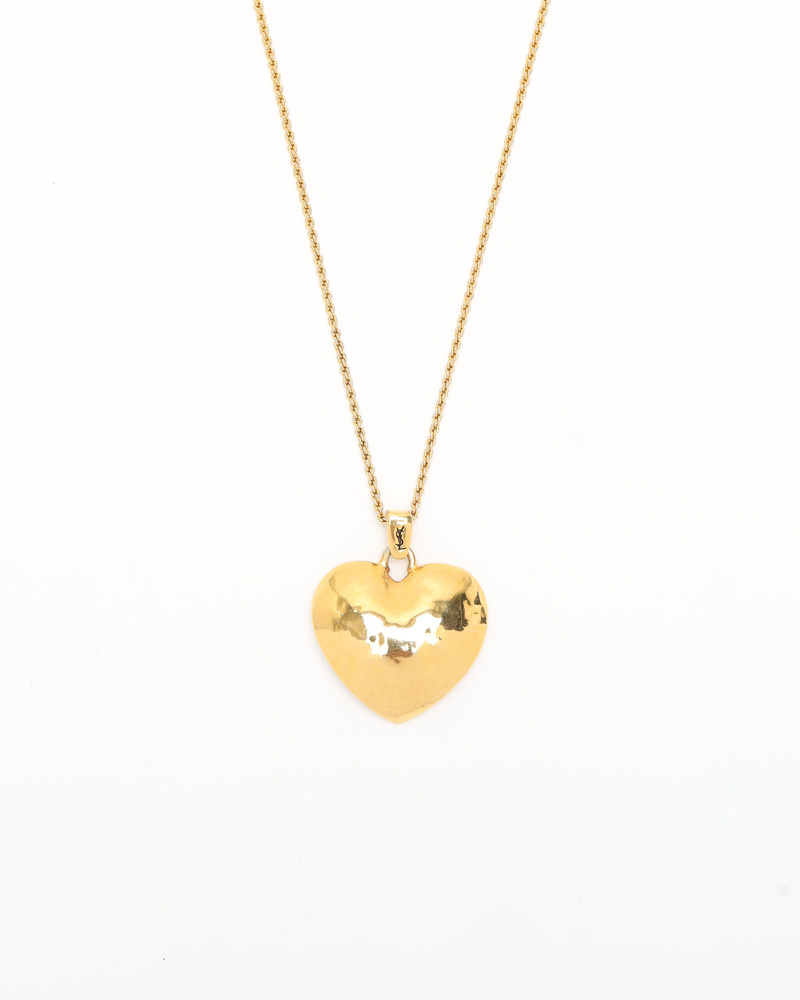 Saint Laurent Heart Necklace