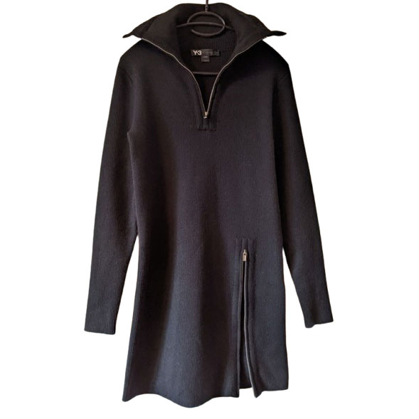 Adidas by Yohji Yamamoto Black knit dress XS-S - NEW!