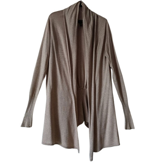 BCBG Max Azria Feiner Cardigan aus Seidenstrick S