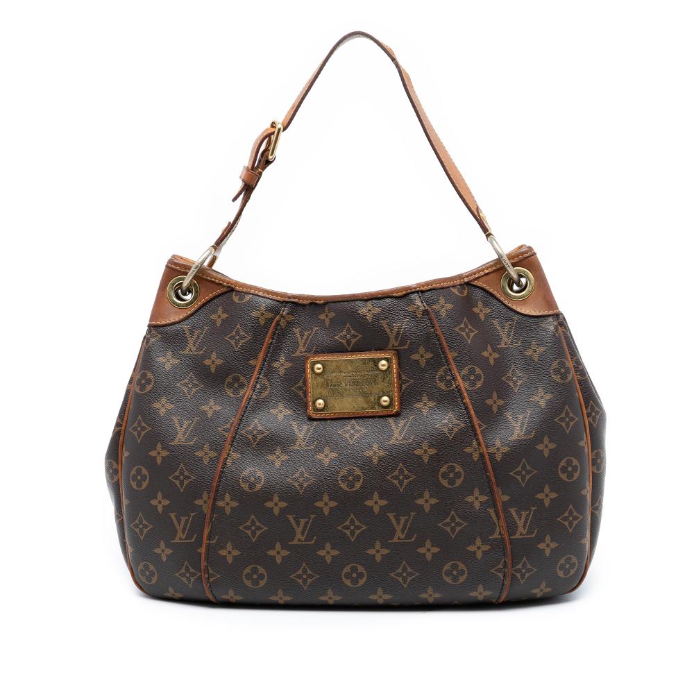 Louis Vuitton B Louis Vuitton Brown Monogram Canvas Fabric Monogram Galliera PM France