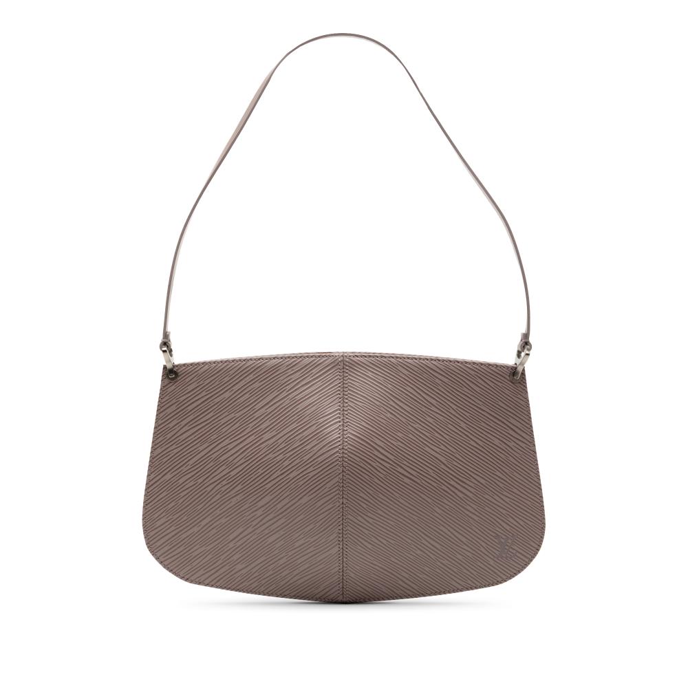 Louis Vuitton AB Louis Vuitton Purple Lilac Epi Leather Leather Epi Demi Lune Pochette France