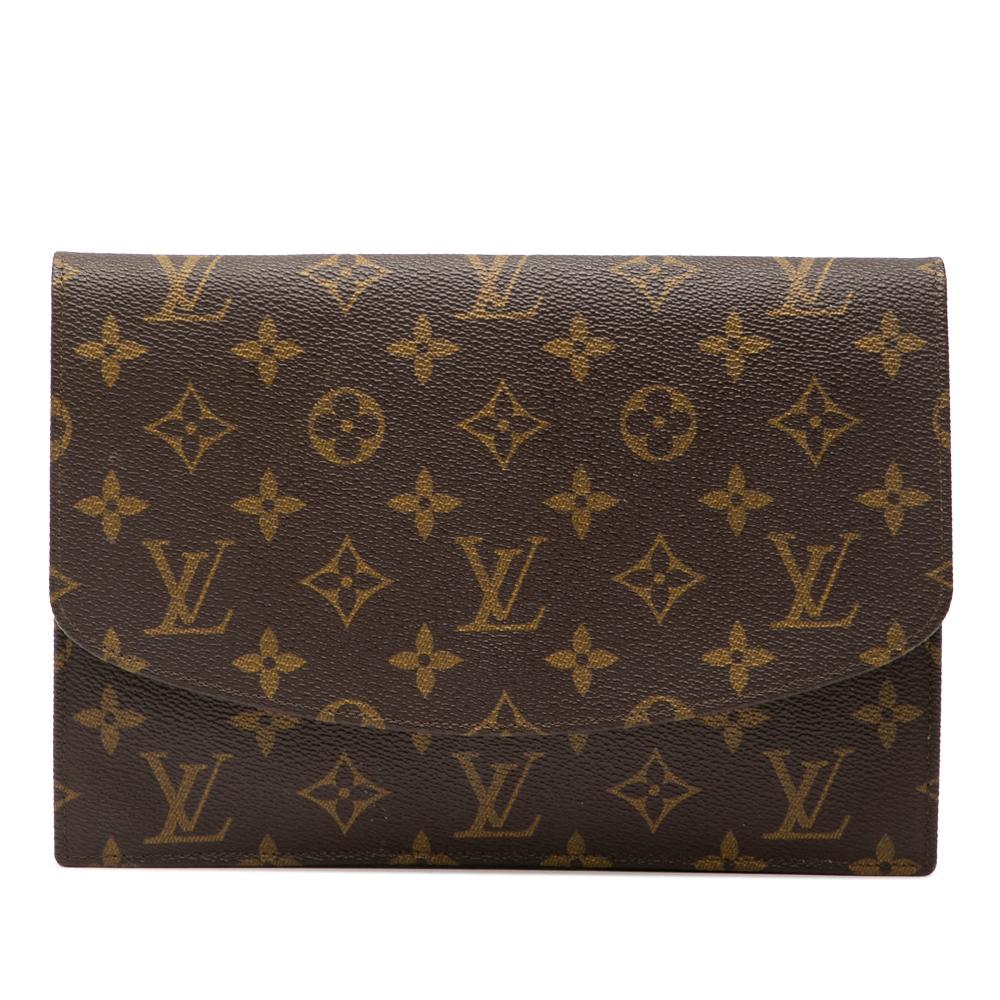Louis Vuitton AB Louis Vuitton Brown Monogram Canvas Fabric Monogram Pochette Rabat 23 France