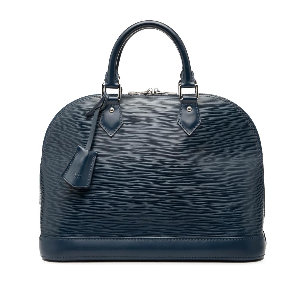 Louis Vuitton B Louis Vuitton Blue Navy Epi Leather Leather Epi Alma PM France