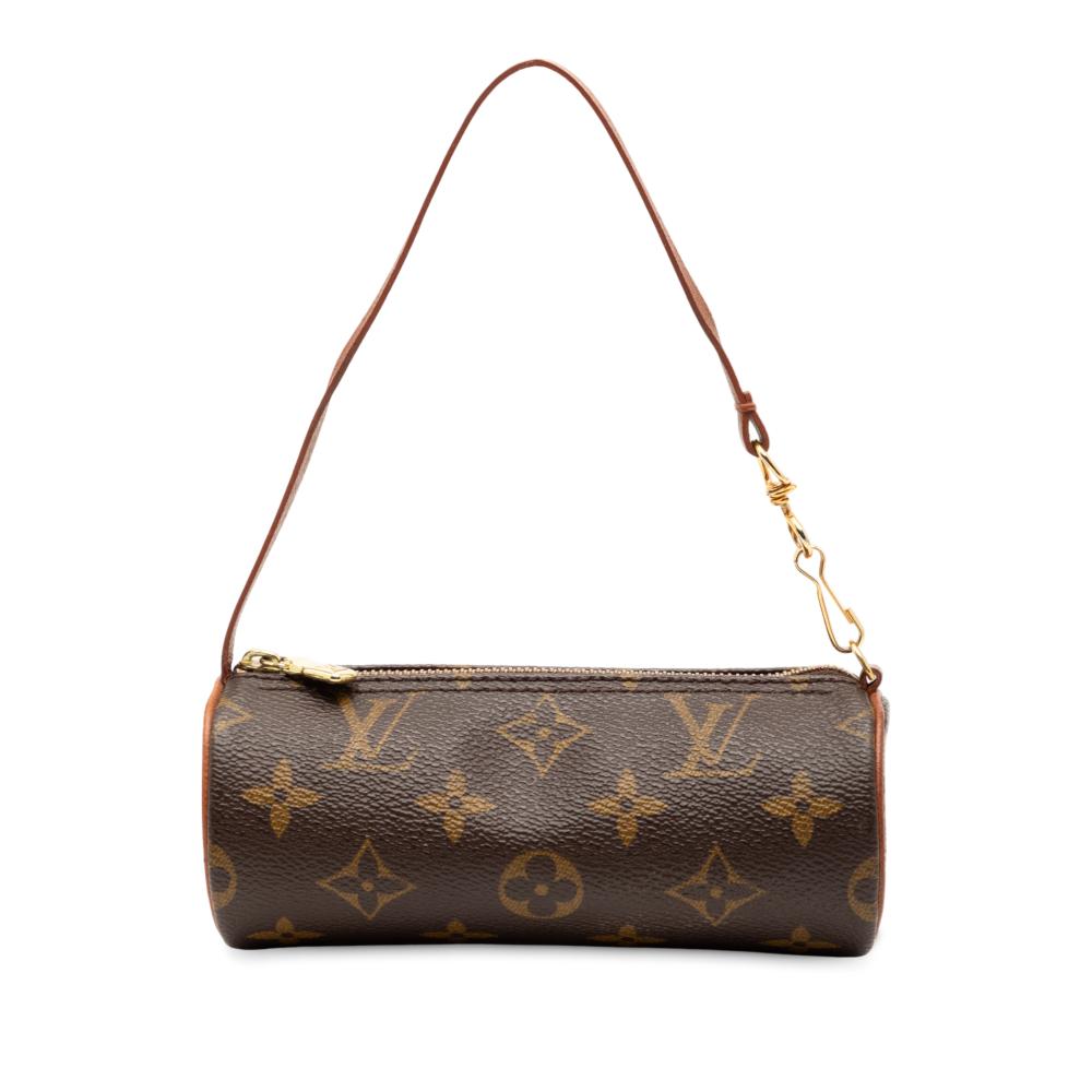 Louis Vuitton AB Louis Vuitton Brown Monogram Canvas Fabric Monogram Papillon Pochette France