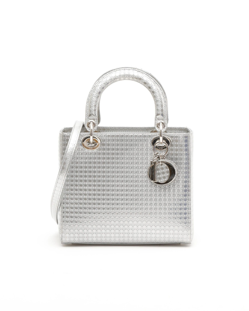 Christian Dior Medium Microcannage Lady Dior Bag