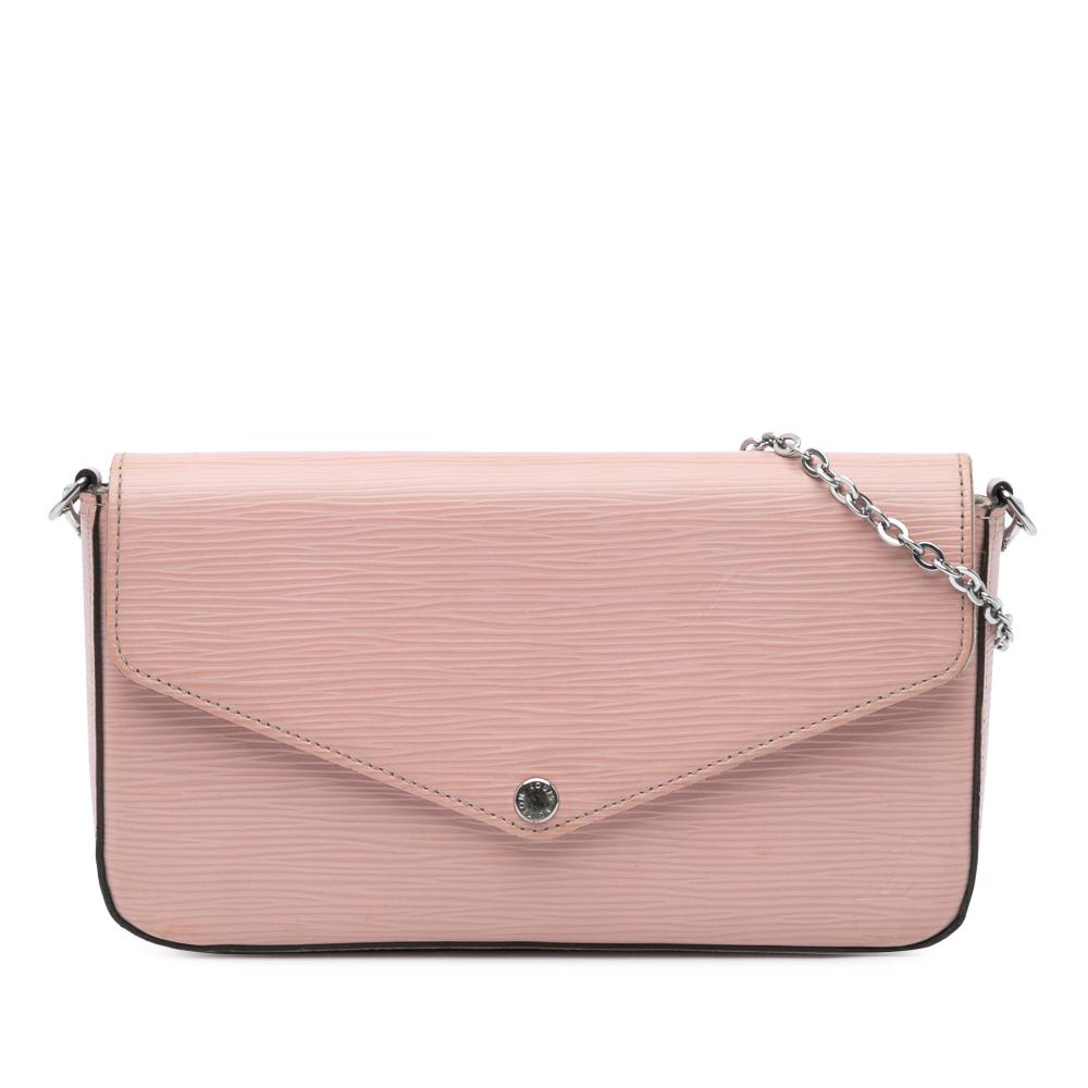 Louis Vuitton B Louis Vuitton Pink Epi Leather Leather Epi Pochette Felicie France