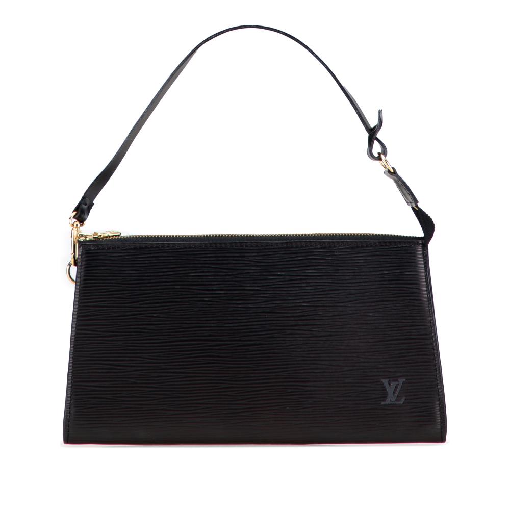 Louis Vuitton B Louis Vuitton Black Epi Leather Leather Epi Pochette Accessoires France