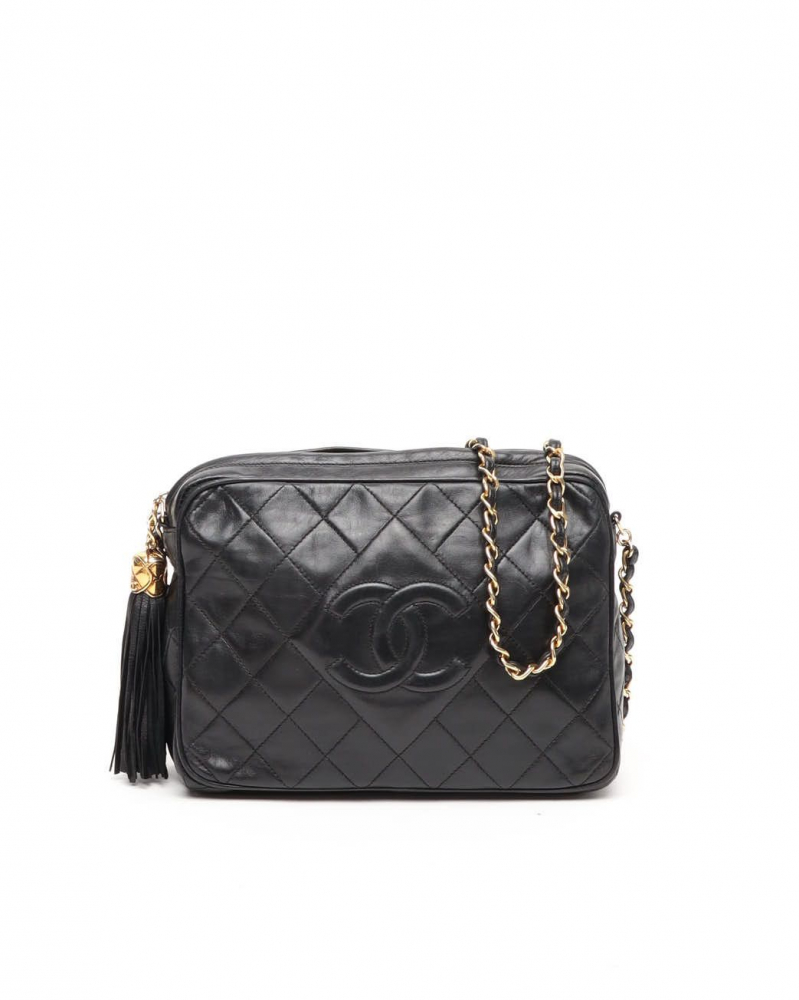Chanel CC Camera Fringe Bag