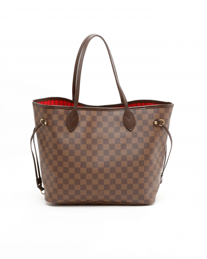 Louis Vuitton Damier Ebene Neverfull MM Tote Bag