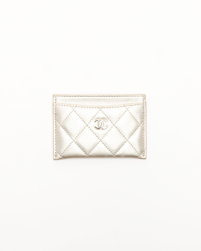 Chanel Coco Mark Matelasse Card Holder