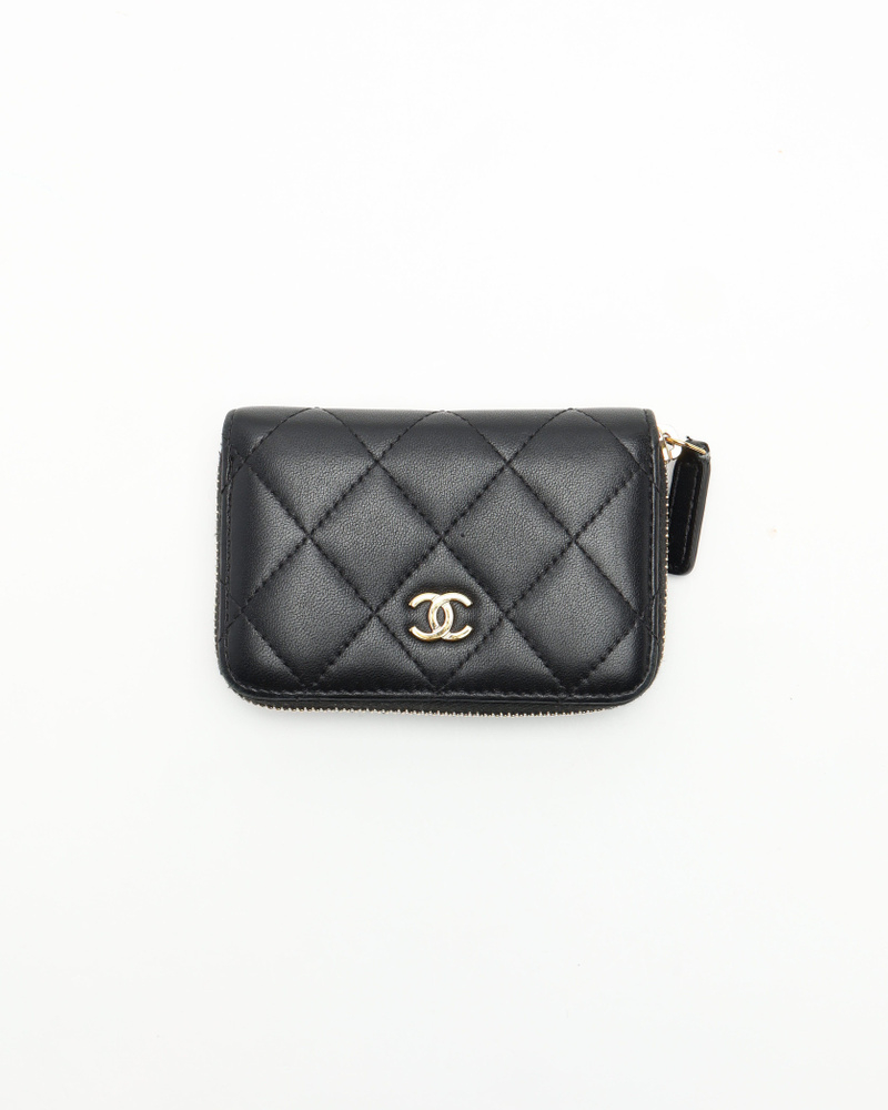 Chanel Zip Around Card Holder