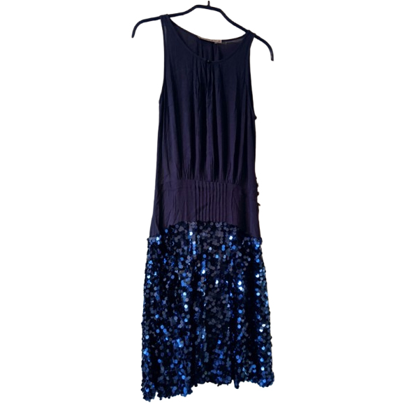 Kookai Navy sequin dress 36