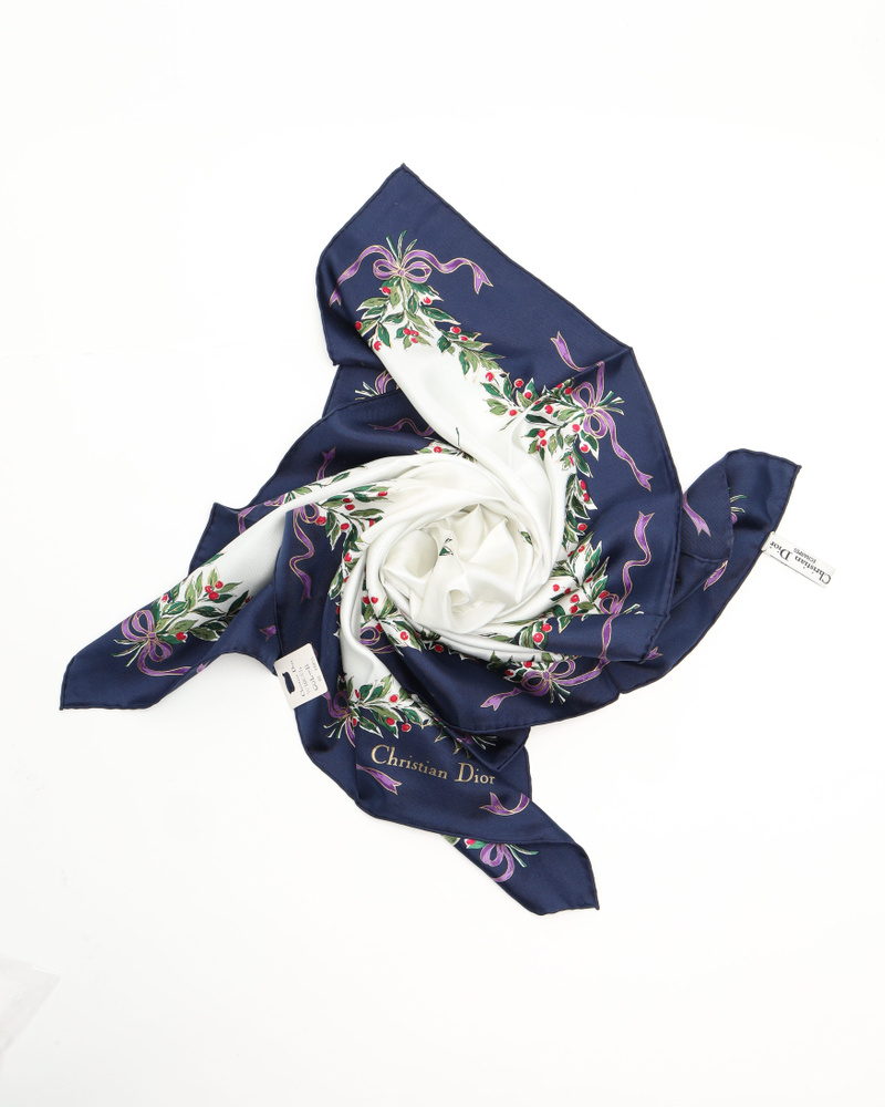 Christian Dior 90 Silk Scarf