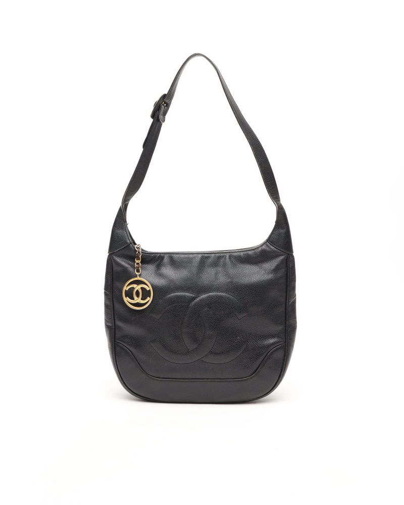 Chanel CC Caviar Hobo Bag