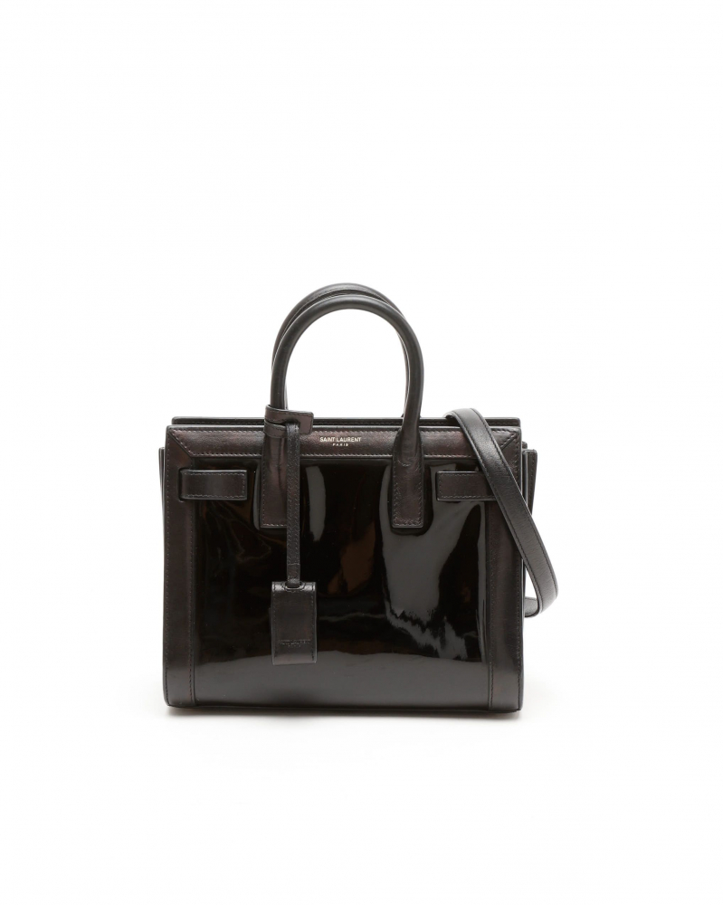 Saint Laurent Patent Nano Sac De Jour Bag
