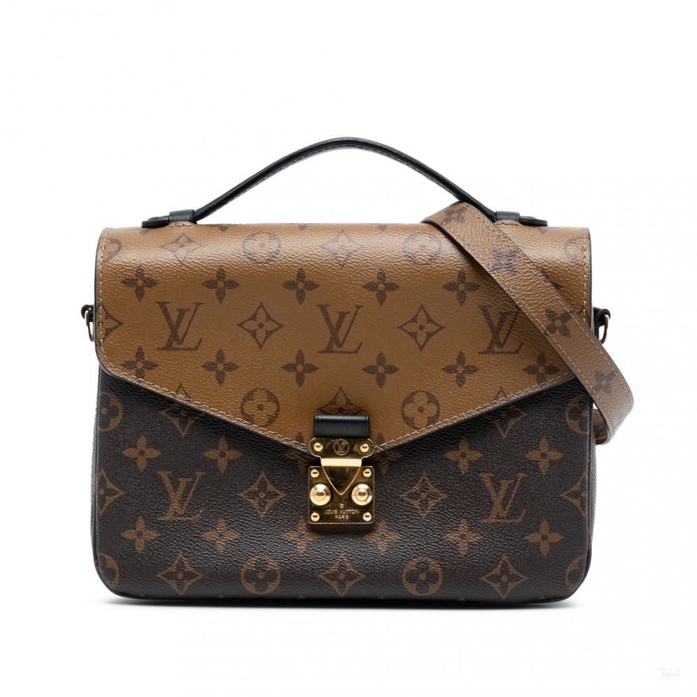 Louis Vuitton Pochette Métis Canvas Flap Crossbody Monogram Reverse