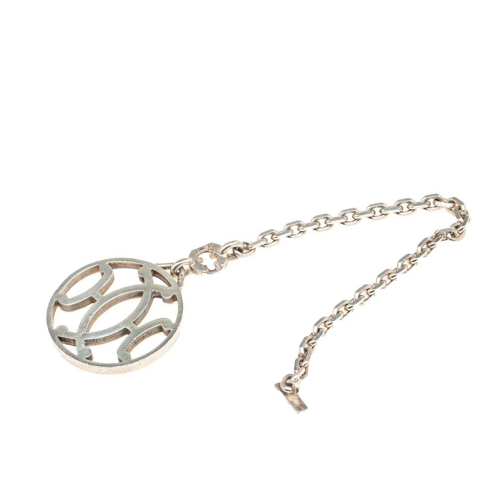 Hermès B Hermès Silver Palladium Metal Plated H Logo Bag Charm France