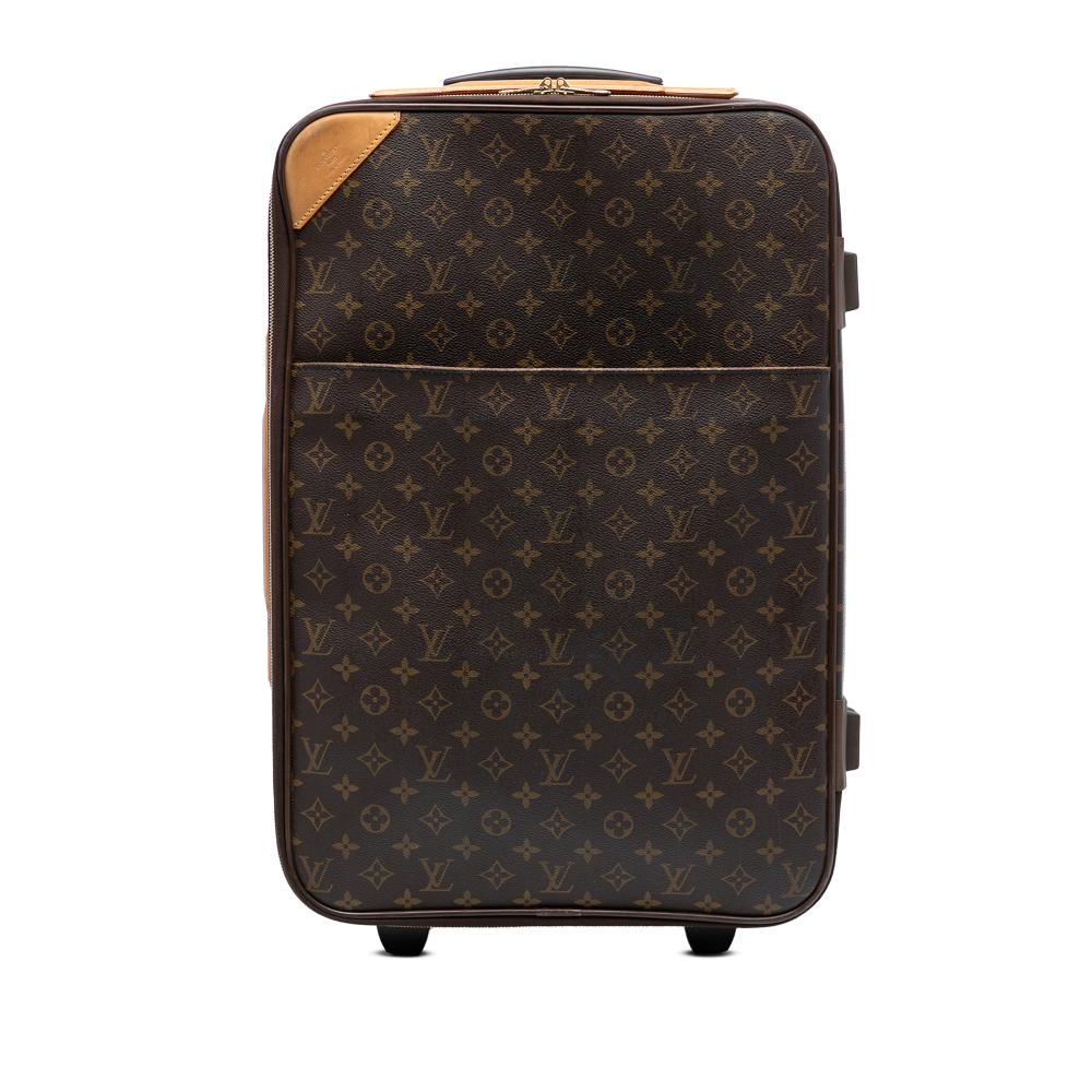 Louis Vuitton B Louis Vuitton Brown Monogram Canvas Fabric Monogram Pegase 55 France