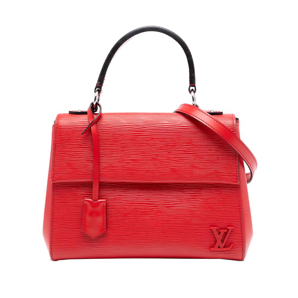 Louis Vuitton B Louis Vuitton Red Epi Leather Leather Epi Cluny BB France