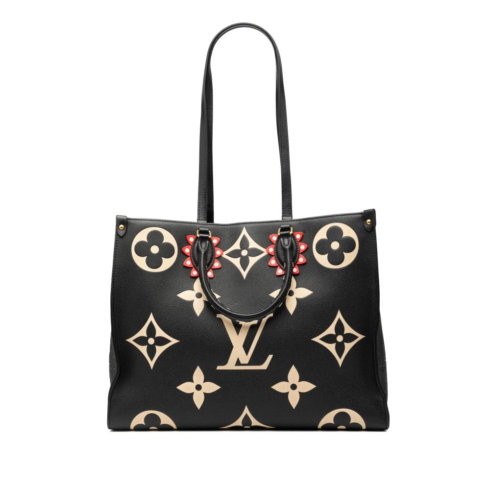 Louis Vuitton B Louis Vuitton Black Monogram Empreinte Leather Giant Crafty Onthego GM France