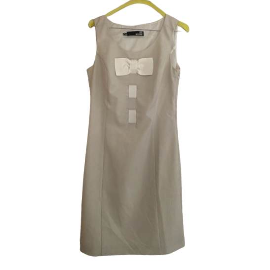 Love Moschino White bow dress