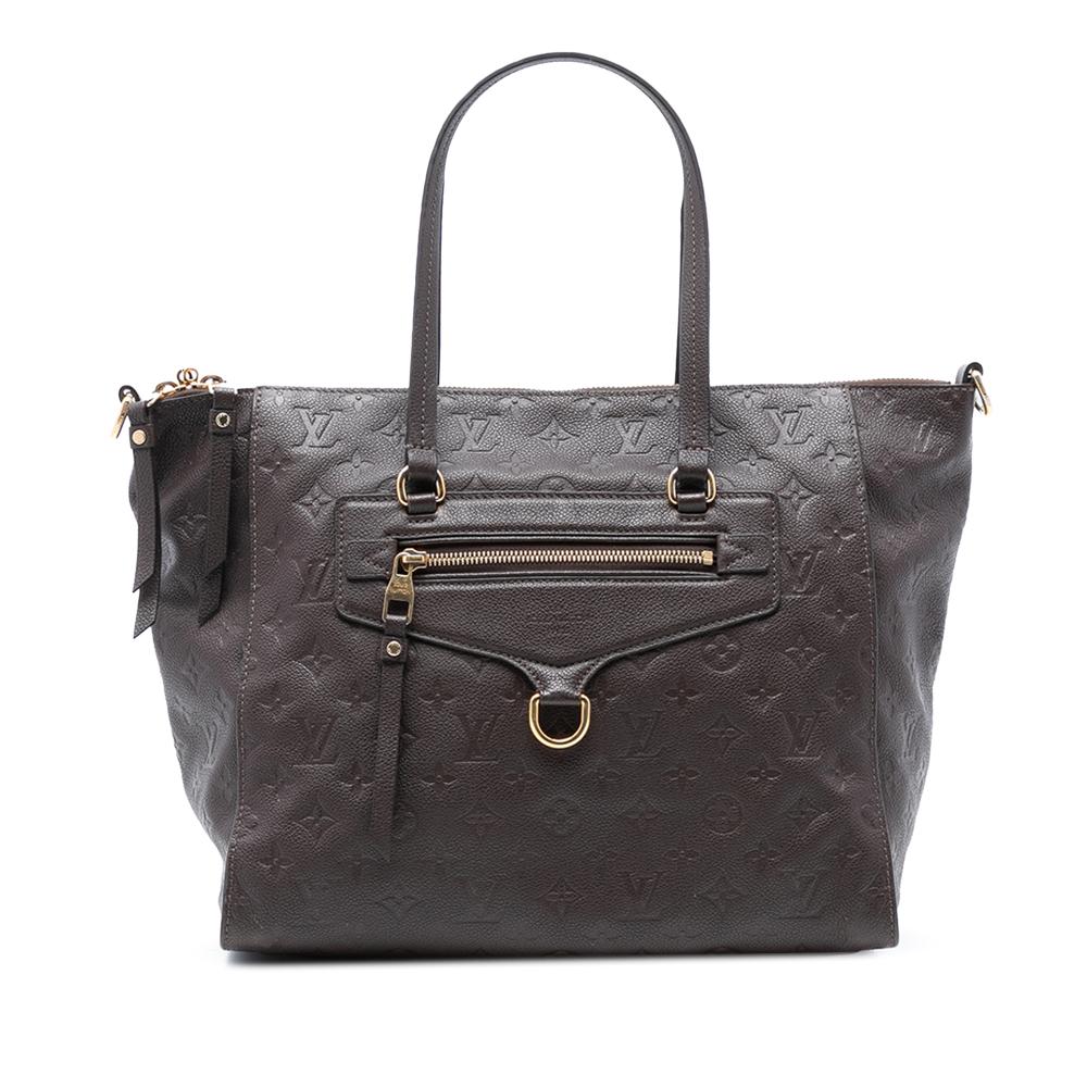 Louis Vuitton B Louis Vuitton Brown Dark Brown Calf Leather Monogram Empreinte Lumineuse PM France