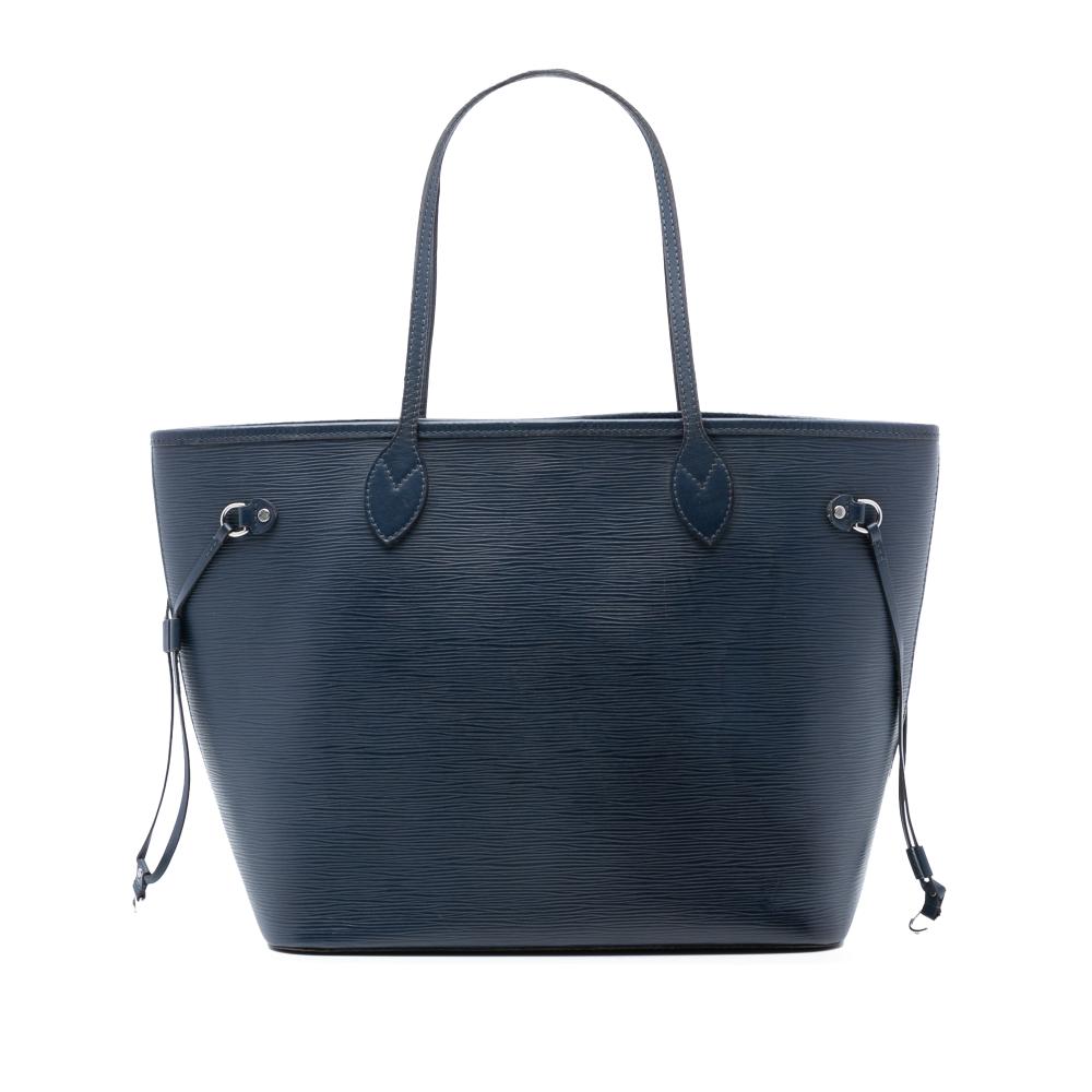 Louis Vuitton B Louis Vuitton Blue Dark Blue Epi Leather Leather Epi Neverfull MM France