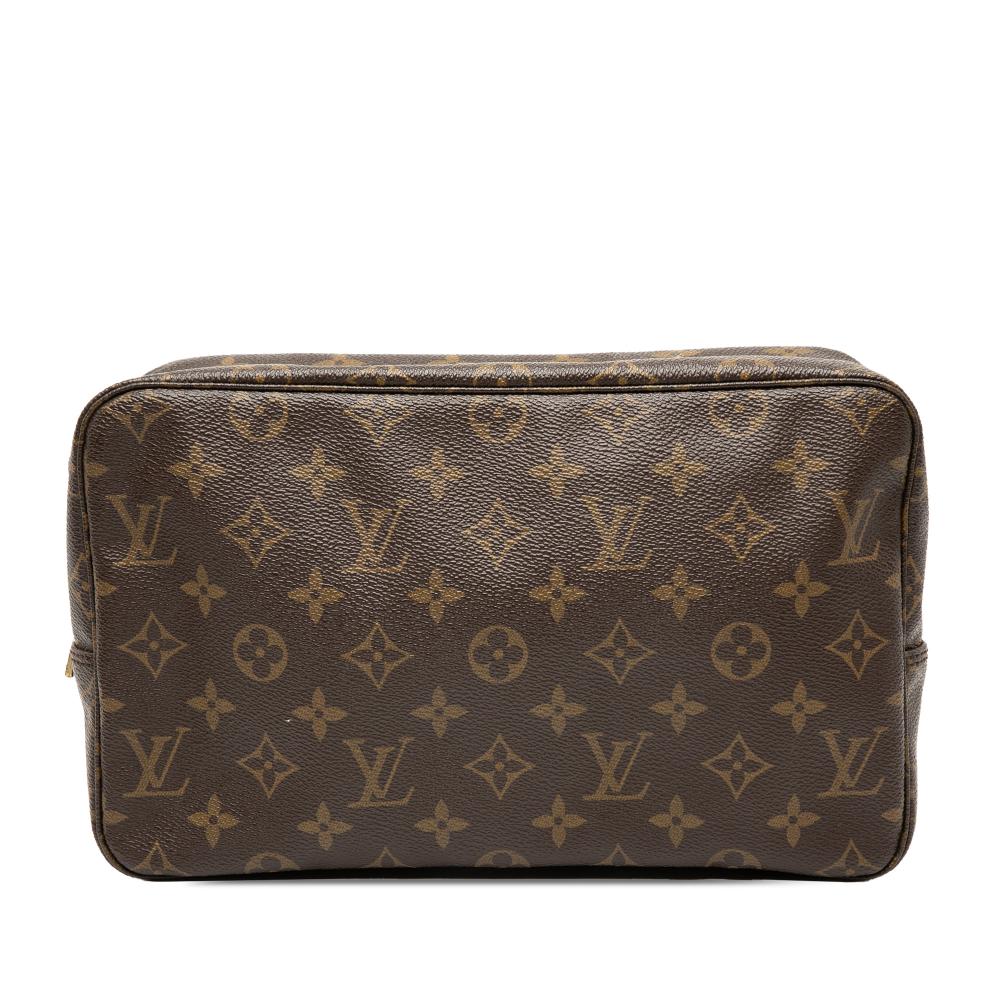 Louis Vuitton AB Louis Vuitton Brown Monogram Canvas Fabric Monogram Trousse Toilette 28 France