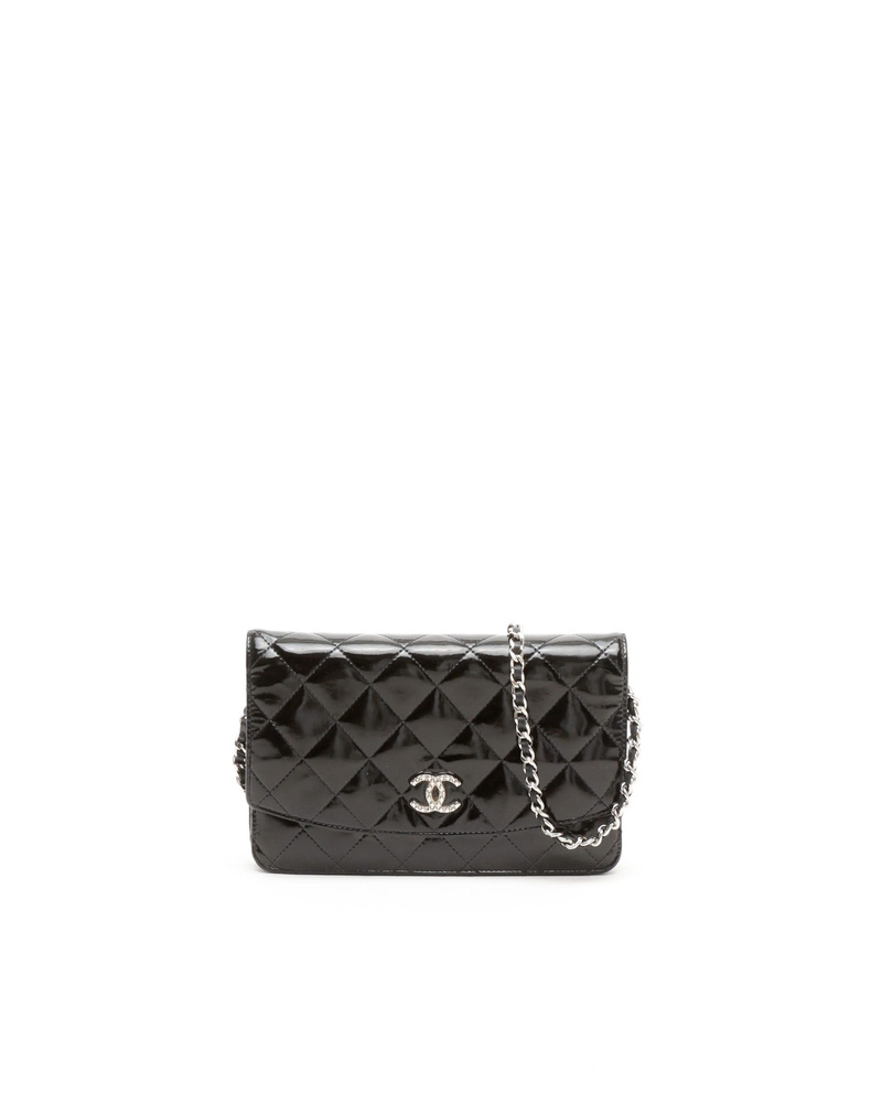 Chanel Patent Wallet On Chain Bag