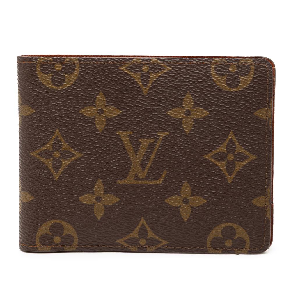 Louis Vuitton AB Louis Vuitton Brown Monogram Canvas Fabric Monogram Multiple Wallet France