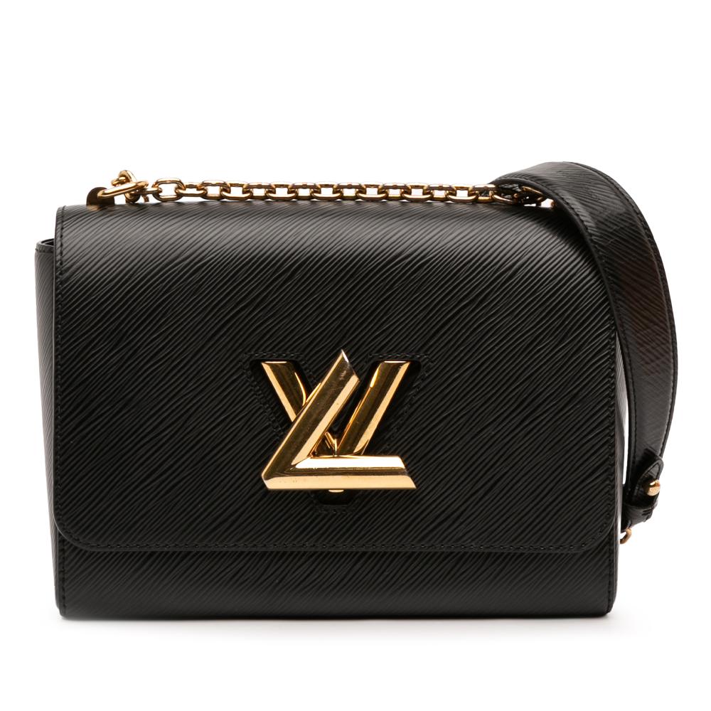 Louis Vuitton AB Louis Vuitton Black Epi Leather Leather Epi Twist MM France