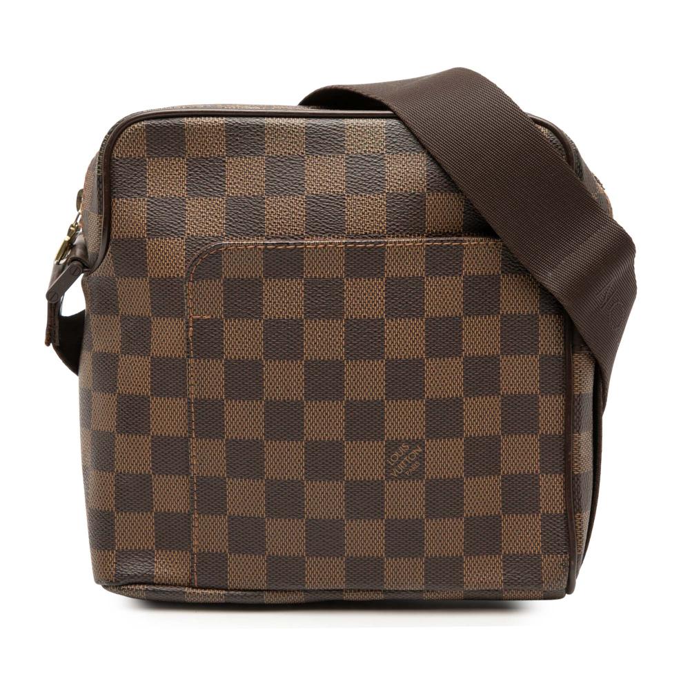 Louis Vuitton B Louis Vuitton Brown Damier Canvas Fabric Damier Ebene Olav PM France