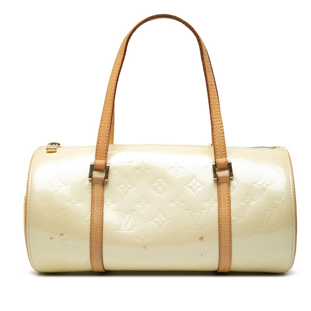 Louis Vuitton B Louis Vuitton White Ivory Vernis Leather Leather Monogram Vernis Bedford France