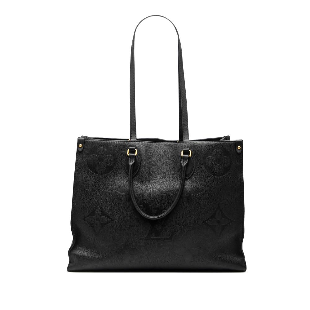 Louis Vuitton B Louis Vuitton Black Monogram Empreinte Leather Onthego GM France