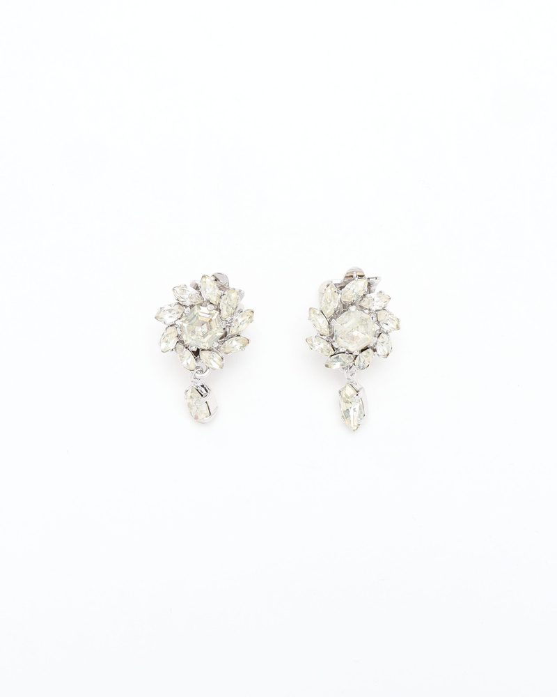Christian Dior Rhinestone Clip-on Earrings