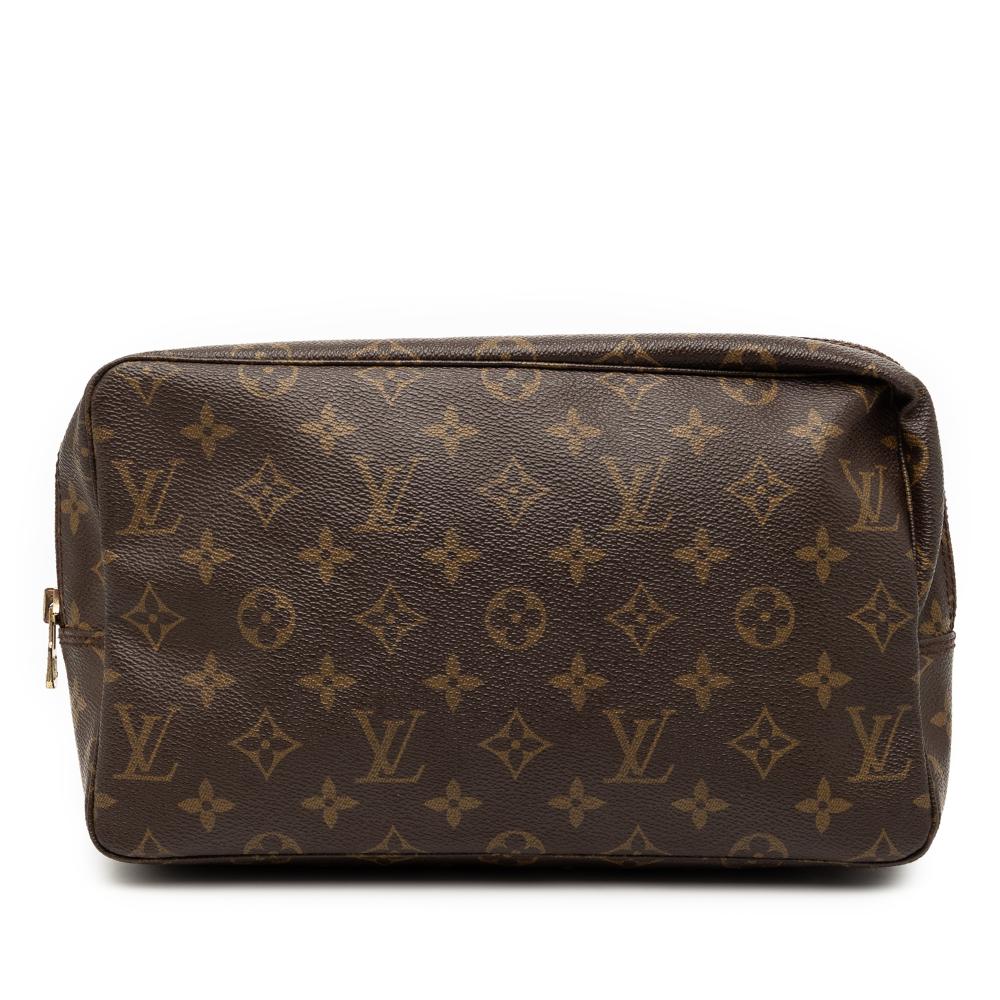 Louis Vuitton AB Louis Vuitton Brown Monogram Canvas Fabric Monogram Trousse Toilette 28 France