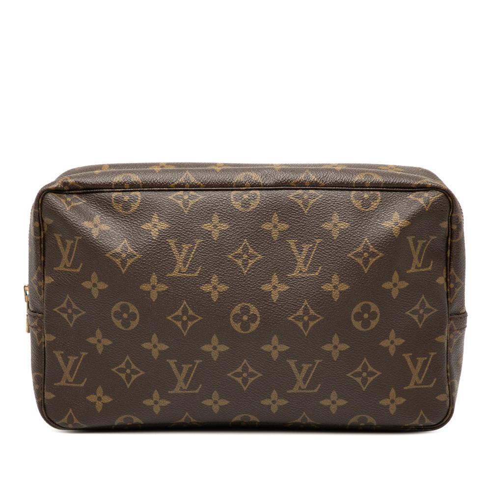 Louis Vuitton AB Louis Vuitton Brown Monogram Canvas Fabric Monogram Trousse Toilette 28 France
