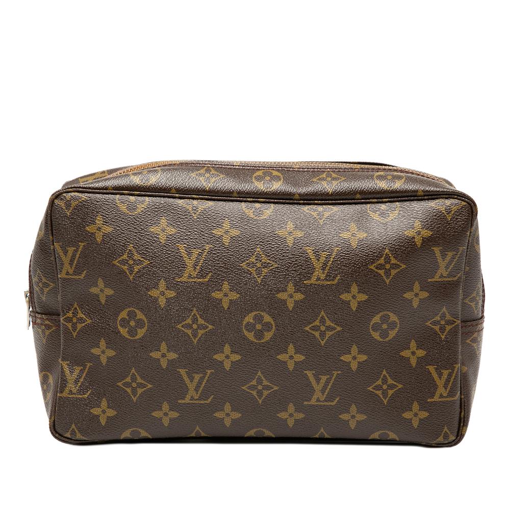 Louis Vuitton AB Louis Vuitton Brown Monogram Canvas Fabric Monogram Trousse Toilette 28 France