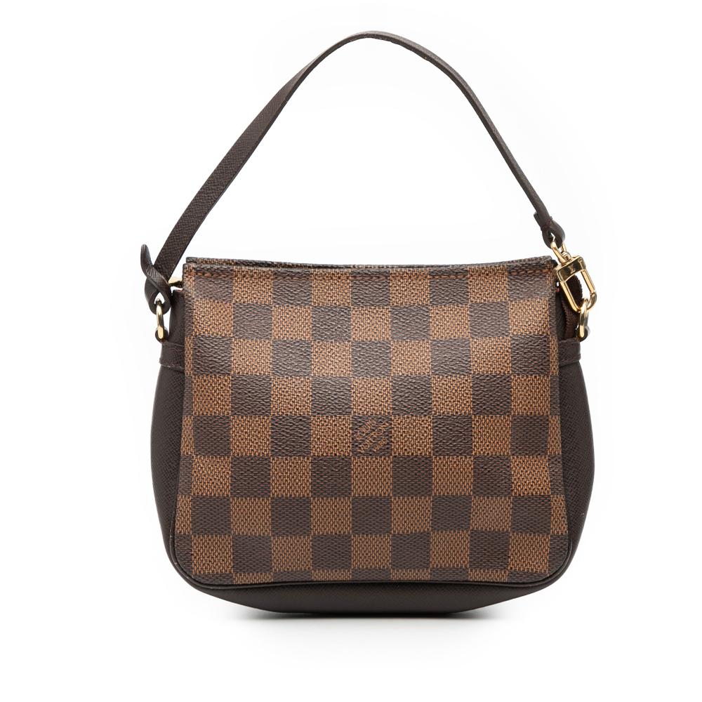 Louis Vuitton B Louis Vuitton Brown Damier Canvas Fabric Damier Ebene Trousse Pochette France